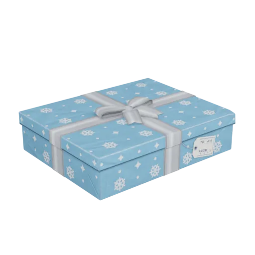 Silver-ribbon present