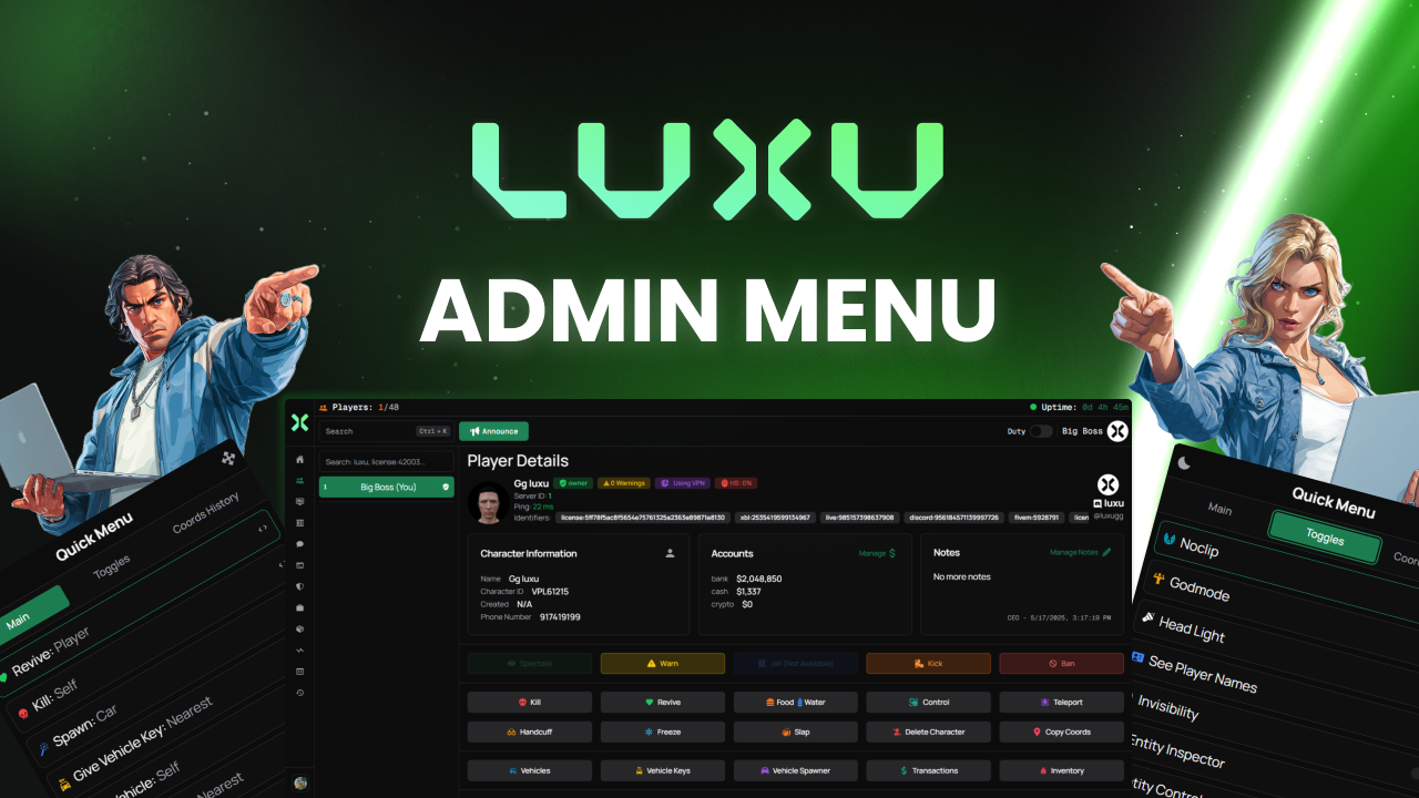 luxu admin